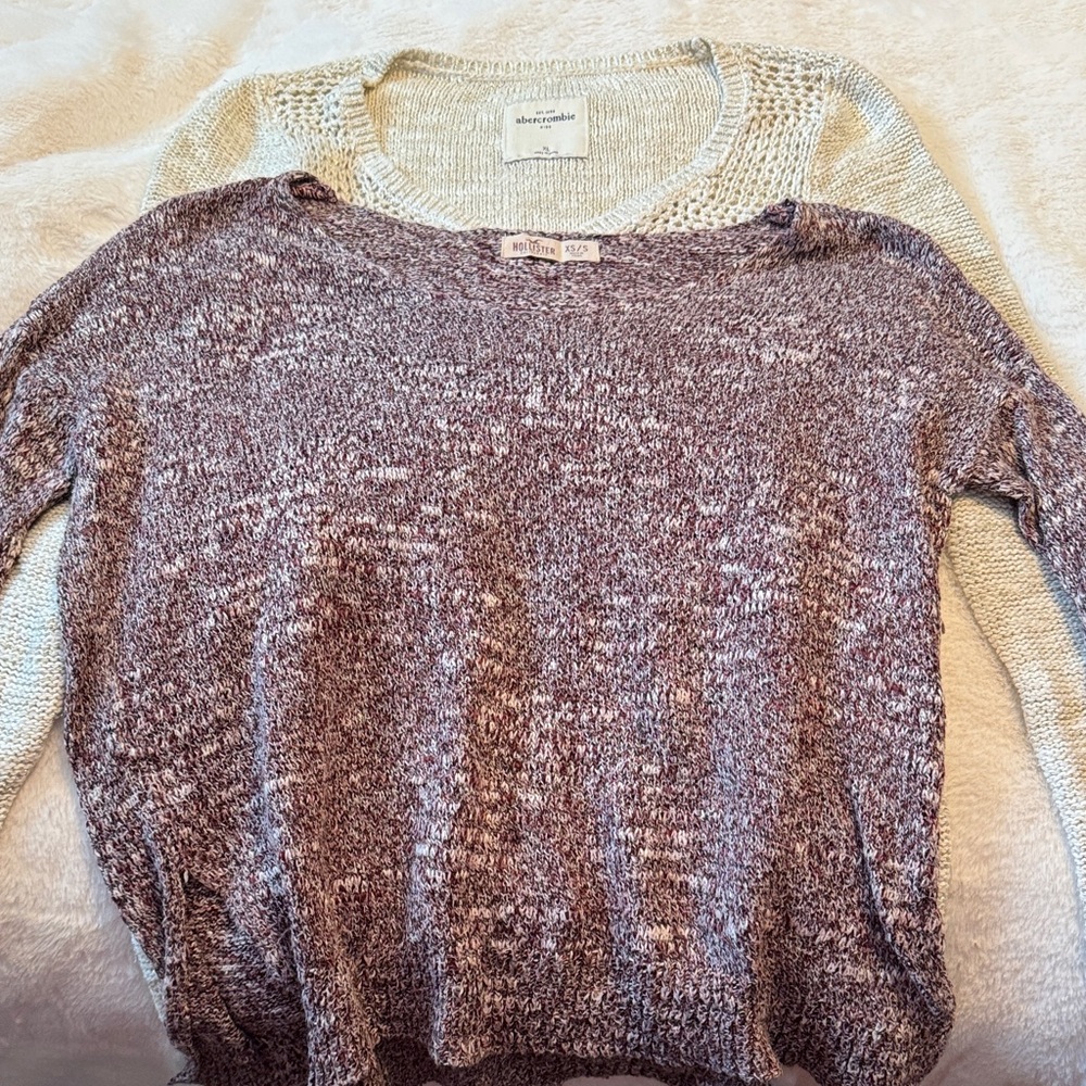 Women's Hollister and Abercrombie sweater